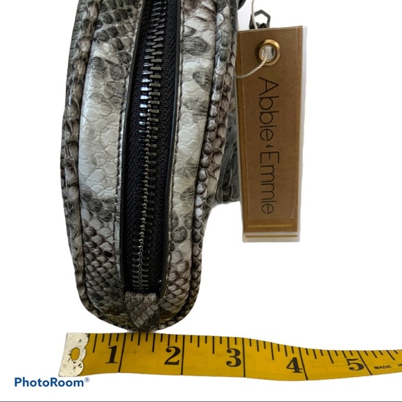 Abbie & Emmie Crossbody Animal print Snakeskin Bag Convertible Clutch Multicolor - Picture 6 of 9